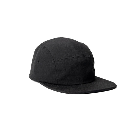 recycled-poly-flat-brim-5-panel-hat-d4 Web_PDP-FlatBrim5PanelHat_Studio_Front_Black.jpg